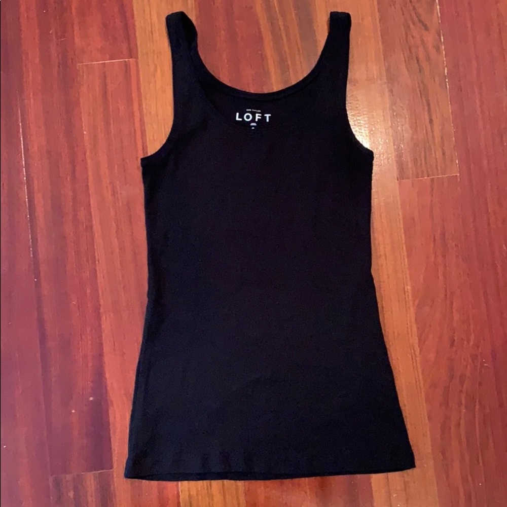 Black tank top